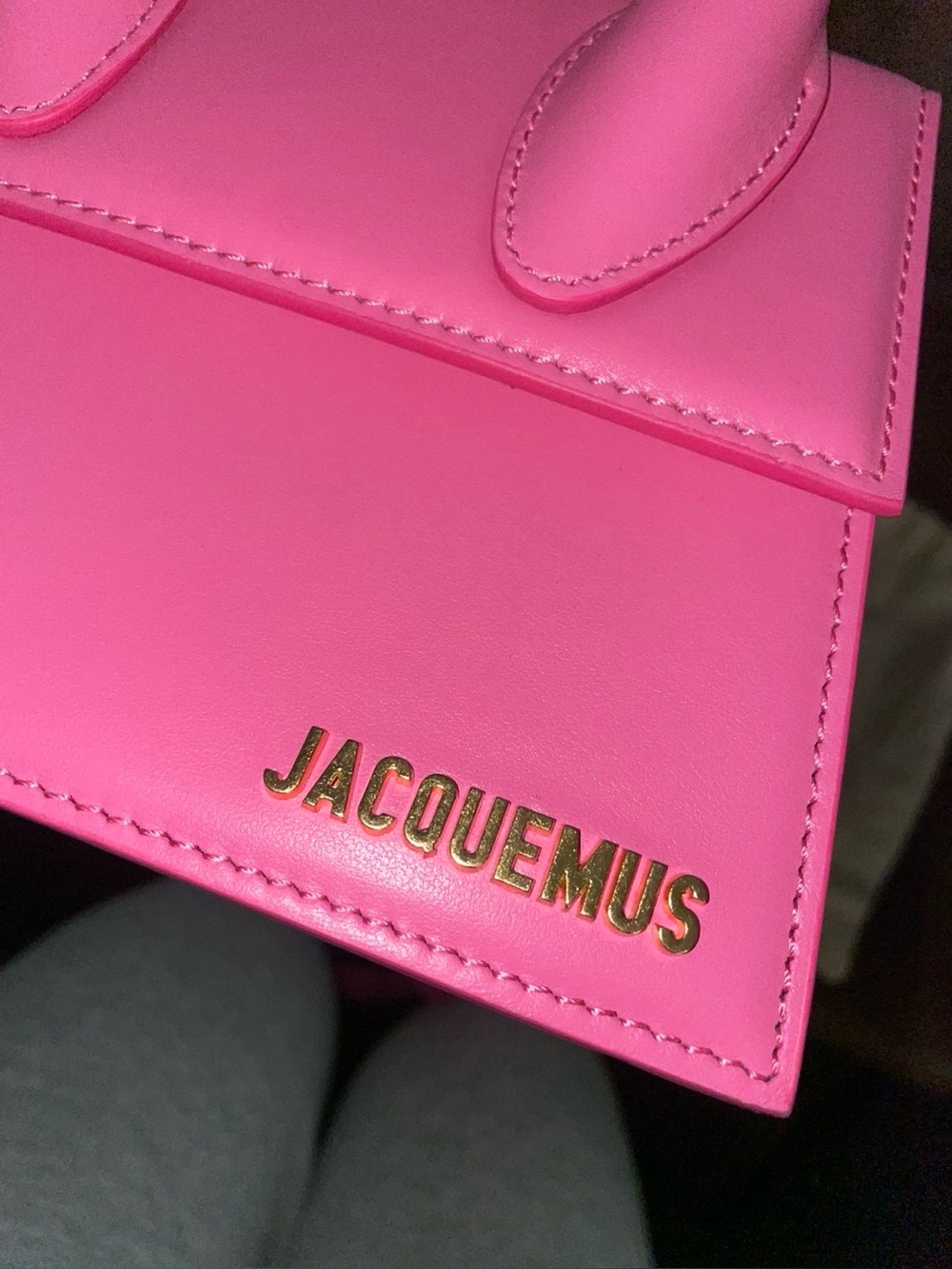 Jacquemus Pink Le chiquito moyen Handle Bag - Picture 2 of 9